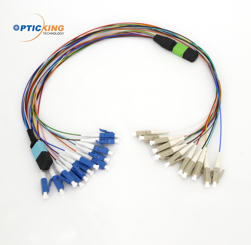 High Precision RoHS compliant MPO MTP Connector with Hydra Cables