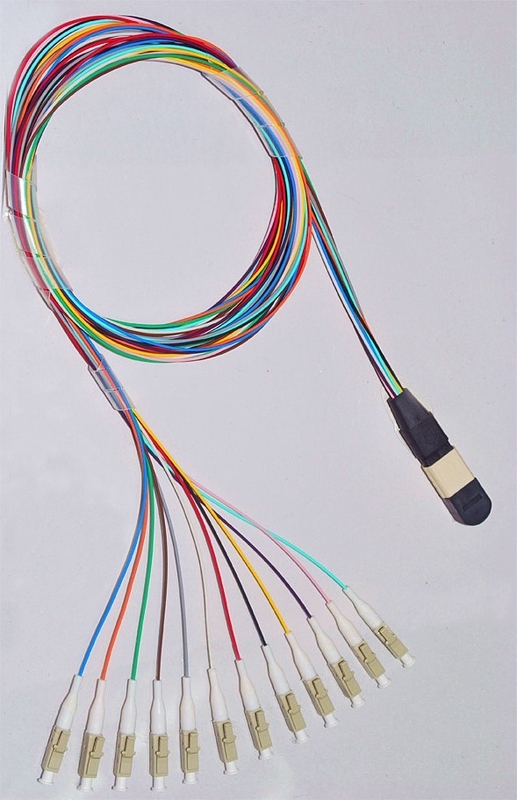 Low Insertion SM MM MPO MTP Connector with Harness Patch Cables
